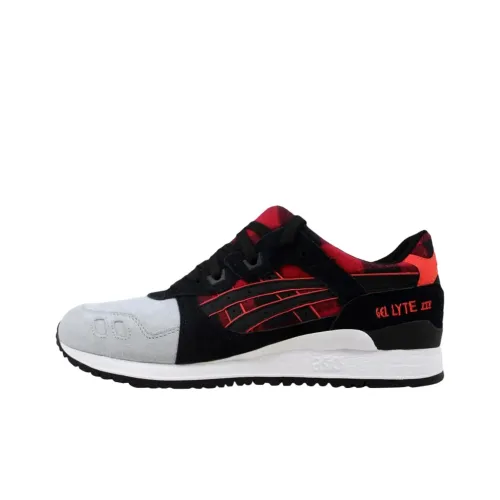 Asics Gel Lyte 3 Устойчивый к истиранию Низкий Топ Повседневная обувь Мужская Красный Черный