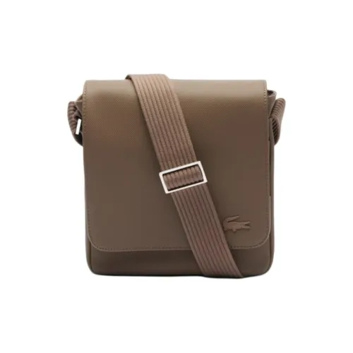 LACOSTE Полиуретан Сумка через плечо Сумка на плечо Мужская Коричневая