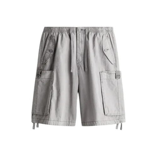 H M Light Gray Men's Cargo Shorts H M Светло-серые мужские карго шорты