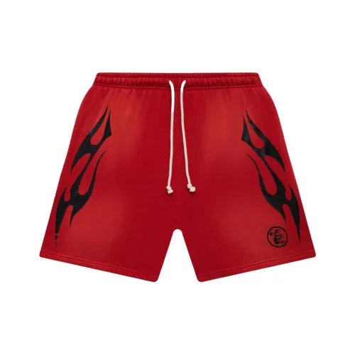 Hellstar Повседневные шорты Мужские Красные