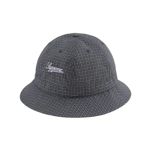 Supreme Хлопковая Смешанная Панама Унисекс Черная