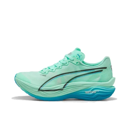 PUMA Deviate NITRO Elite 3 Устойчивые к истиранию низкие беговые кроссовки для женщин зеленые