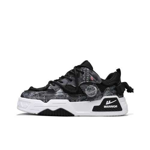 Кроссовки для скейтбординга Warrior Low Top Черные Мужские