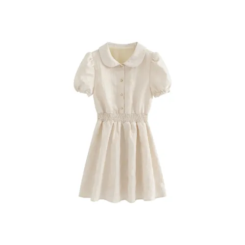 ERIRI Короткое платье с короткими рукавами женское