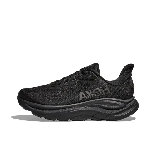 HOKA ONE ONE CLIFTON 10 Беговые кроссовки Низкий топ Черный Белый Женские