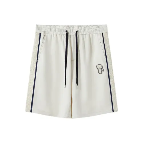 KARL LAGERFELD SS25 Повседневные шорты Мужские Бежевые