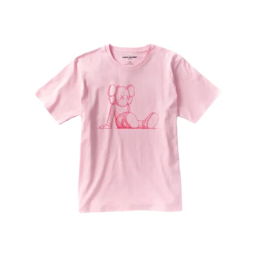 KAWS Розовый Мужской T-Рубашки
