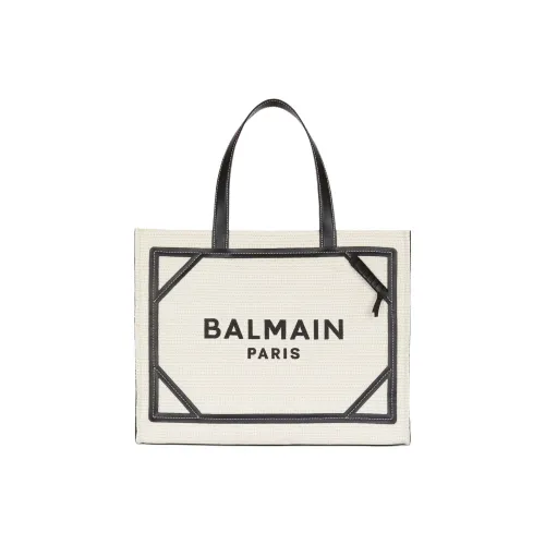 BALMAIN B Army Полиамид Сумка-тоут Сумка для покупок Сумка через плечо Средняя Женская Серый