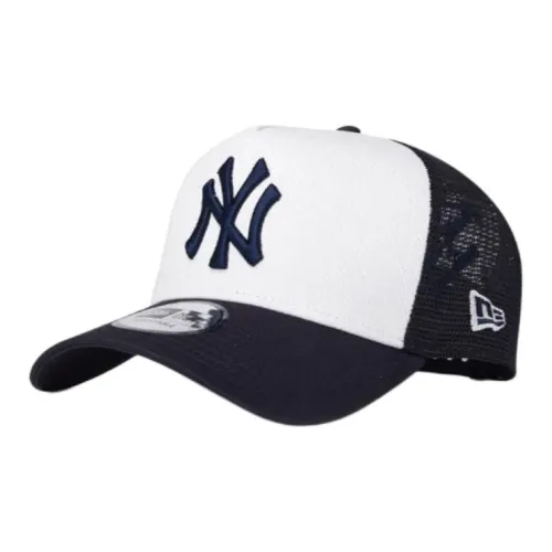 New Era Хлопковые кепки унисекс белый темно-синий