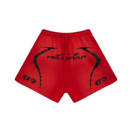 Hellstar Повседневные шорты Мужские Красные