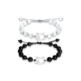 Искрящийся Луна Кошка Браслет-Комбинация