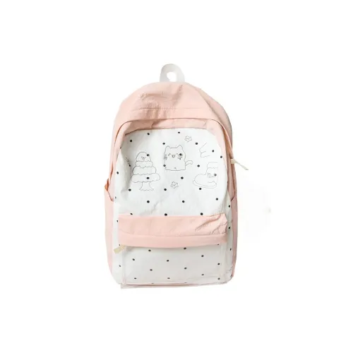 NANXIAOXIANG Нейлон с ПВХ Рюкзак Женские Черный Розовый Желтый Синий