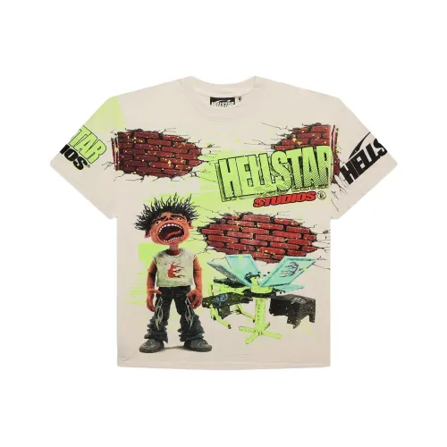 Hellstar Белая Мужская T-Рубашка