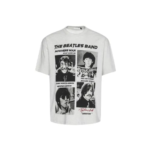 GEPURUI Светло-серый Унисекс Футболка