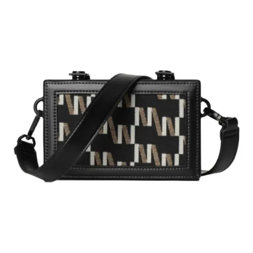 SEPTWOLVES Сумка через плечо из искусственной кожи среднего размера женская черная