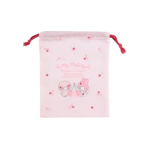 Санрио Полиэстер Шнурок Сумка Путешествие Хранение Трумпет Детский Светло-Розовый