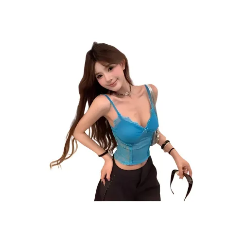 Aimilian Синие Женские Майки