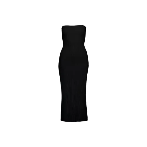 ALLUDE Черные Женские Платья без рукавов
