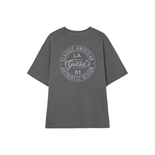 GUESS Темно-серая унисекс футболка