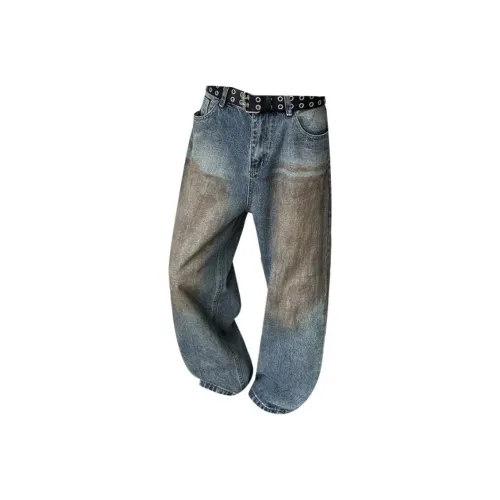 Micby Синие Унисекс Джинсы