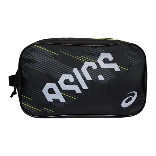 Asics Полиэстер Путешествие Хранение Сумка Унисекс Черный