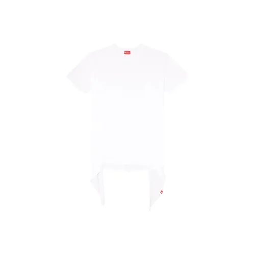 DIESEL Стандартная T-рубашка Женская Белая