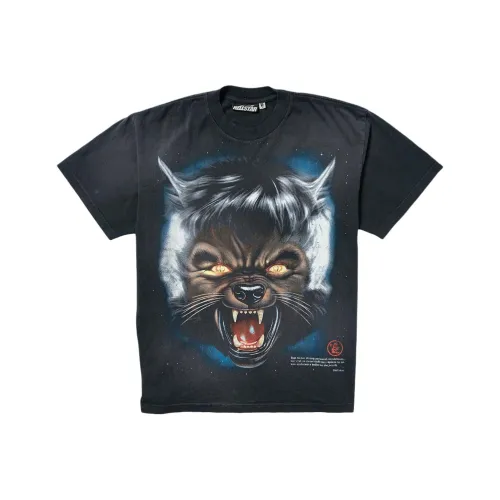 Hellstar Черные Мужские T-Рубашки