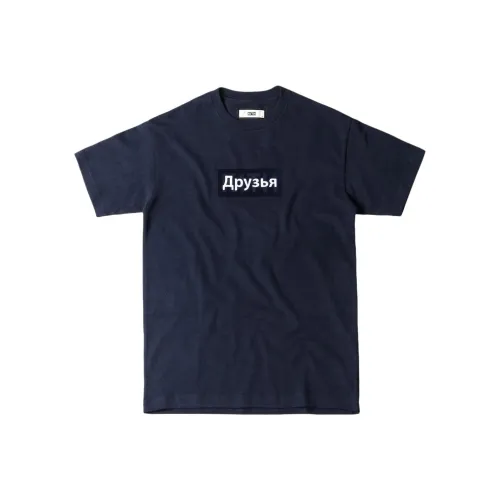 KITH Collaboration Темно-синие Мужские T-рубашки