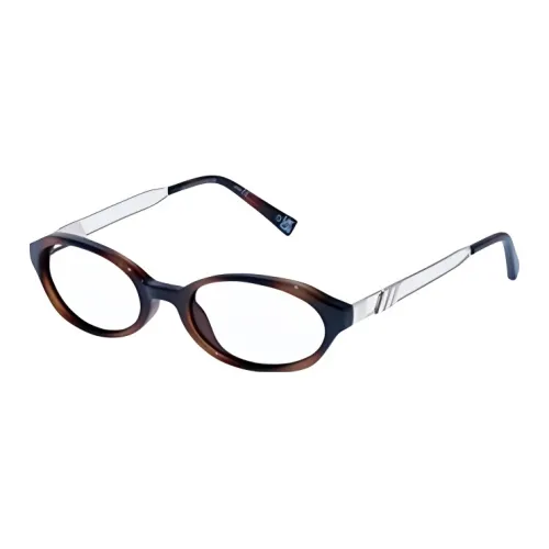 Le Specs Металл Полимер Материал Овал Оправы для очков Унисекс Черный Коричневый
