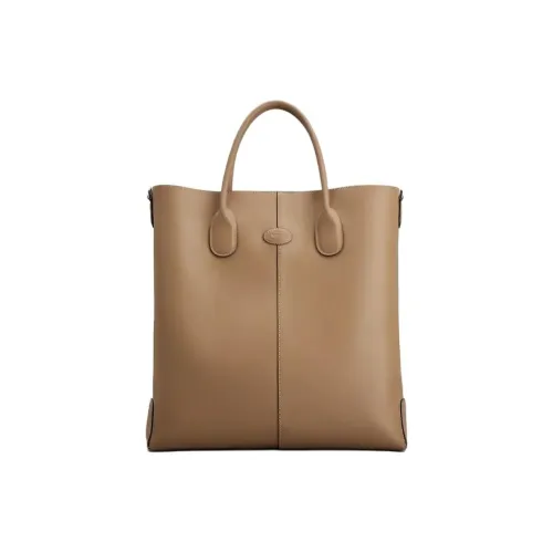 TOD'S DI Телячья кожа Сумка Средний Женская Светлый Умбра
