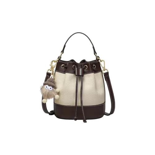 MILLIE'S Коровья кожа Сумка через плечо Стандартная Женская Milkshake Белый