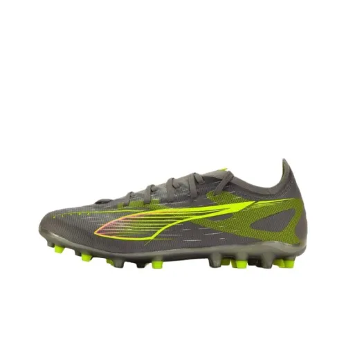 PUMA Ultra 5 Match MG MULTI Ground Мужские футбольные бутсы устойчивые к истиранию серо-желтые
