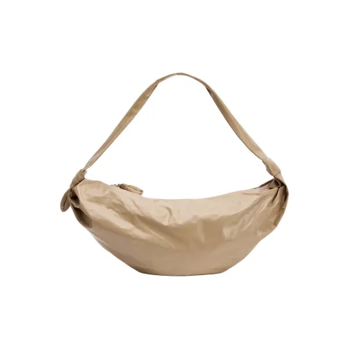 Lemaire Croissant Series Коровья кожа Круассан Сумка Сумка через плечо Сумка на плечо Большая унисекс Желтая