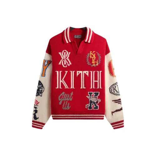 KITH Collaboration Красный Мужской Трикотаж