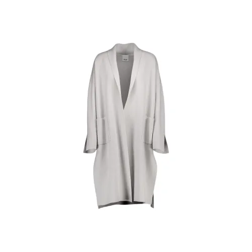 ALLUDE Серое Женское Пальто