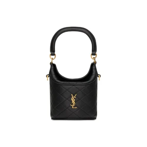 SAINT LAURENT Gaby Кожа Сумка Мини Женская Черная