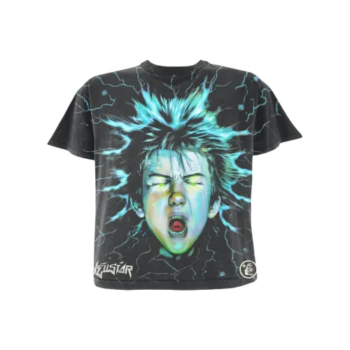 Hellstar x ELECTRIC T-Shirt Мужской Черный