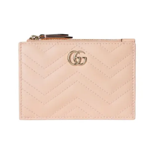 GUCCI Кожа Key Pouch Женские Светло-розовый