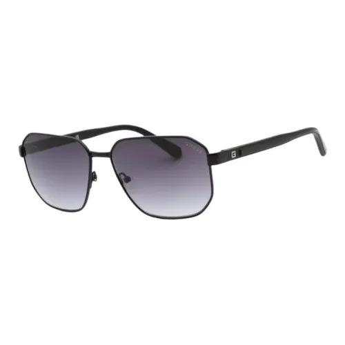 GUESS Металл Нерегулярная форма Солнцезащитные очки Унисекс Черный