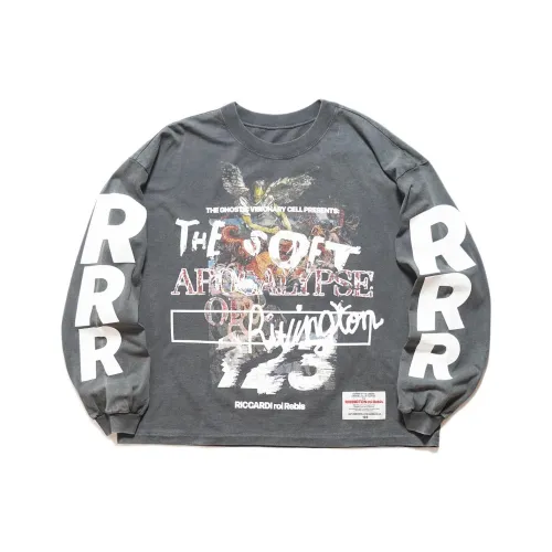 RRR 123 Винтажный Черный Мужская T-Рубашка