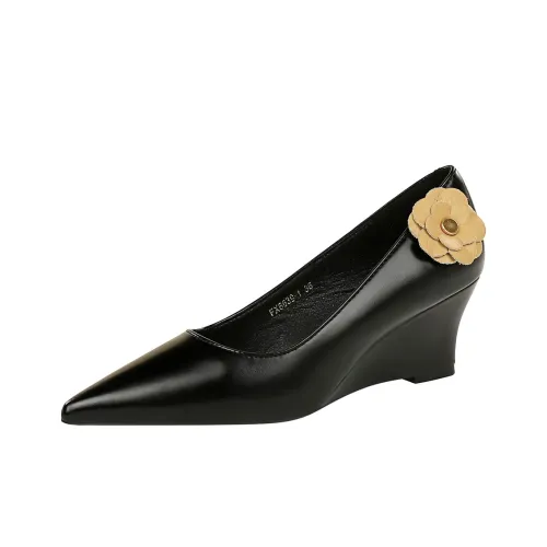 QITUMAUL Клин-каблук Высокие каблуки Женские