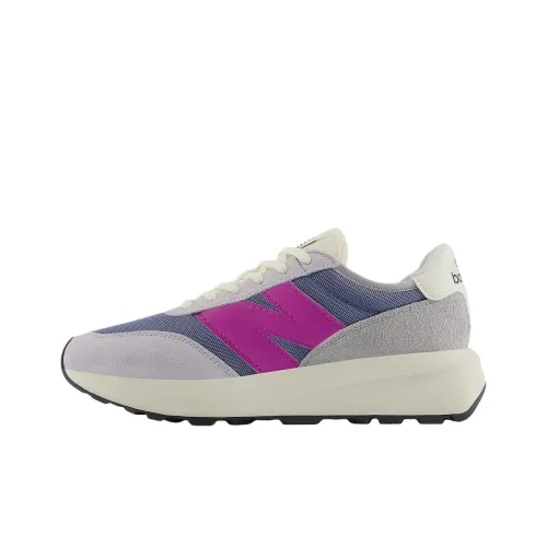 New Balance 370 Устойчивый к истиранию Низкий Топ Casual Унисекс Серый