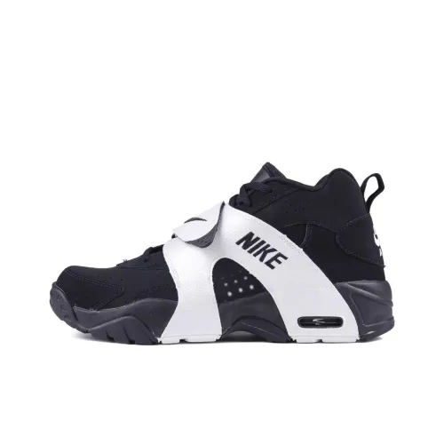 Nike Air Veer Abrasion Resistant MID Топ Баскетбольные кроссовки Мужской Черный Белый