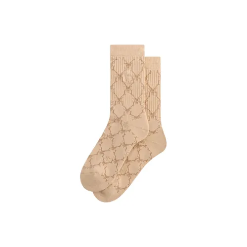Kith 1 Pack Beige Men's MID Shin Носки