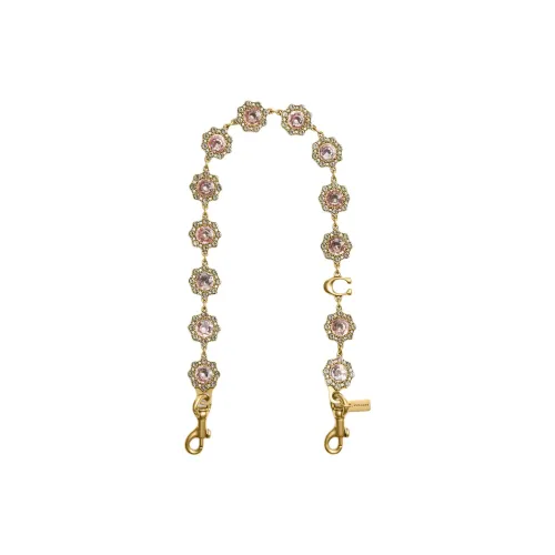 COACH Металл с Кристальной Сумка Ремень Женские Многоцветный