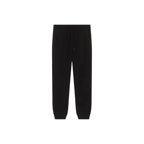 Ermenegildo Zegna Черные Мужские Вязаные Спортивные Штаны