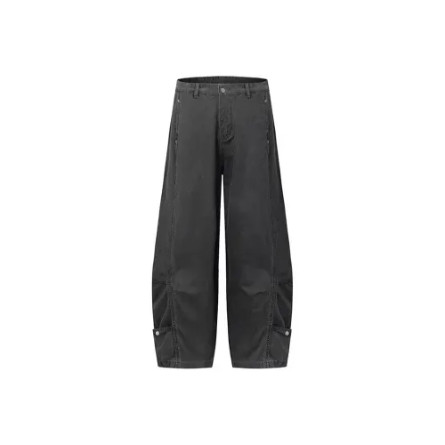 TIMD Темно-серый Мужские Джинсы