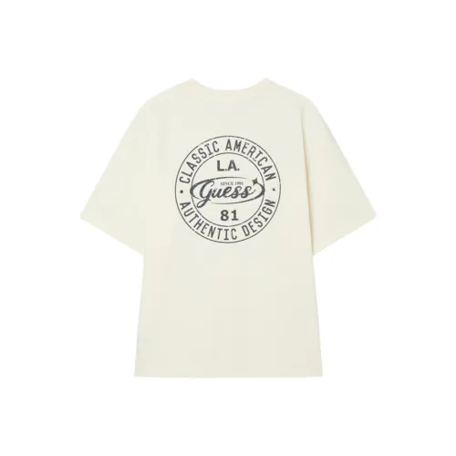 GUESS Крем Унисекс T Рубашки