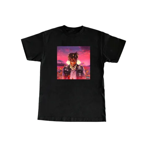 JUICE WRLD Черные Мужские T-Рубашки