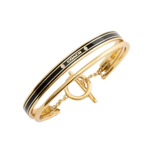 COACH Браслеты из латуни с золотым покрытием женские